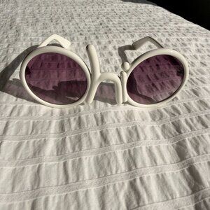 Ohio novelty sunglasses in white
